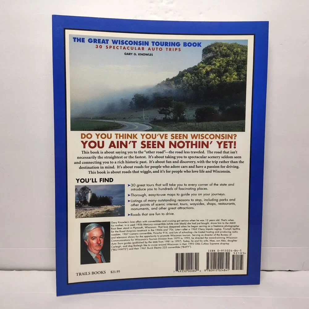 The Great Wisconsin Touring Book 30 Spectacular Auto Trips Paperback